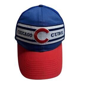 Chicago Cubs Trucker Hat Snap-Back One-Size Adjustable MLB Baseball Cap